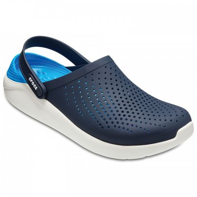 Сабо Крокси Crocs LiteRide™ Clog Navy/white (темно-синій), розмір 37