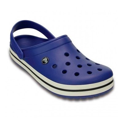 Сабо Кроксы Crocs Crocband Blue&white, размер 43