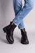 Czarne skórzane buty zimowe damskie 35 (23 cm)