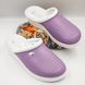 Жіночі тапочки сабо шкіряні Adaco 100SB purple 35р