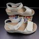 Skórzane sandały damskie Leon 2024, kolor mleczny, rozmiar 36