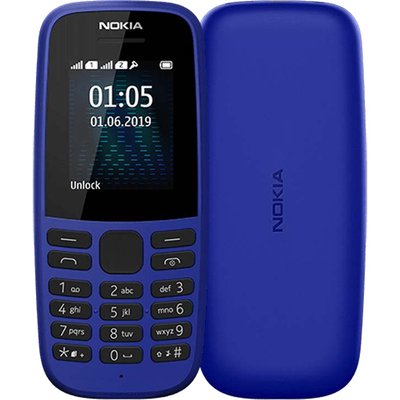 Рисунок Мобильный телефон Nokia 105 DS TA-1174 Blue
