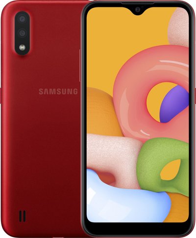 Рисунок Смартфон Samsung Galaxy A01 Core 1/16 Red (SM-A013F)