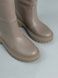 Damskie skórzane beżowe buty na zimę 36 (23,5 cm)