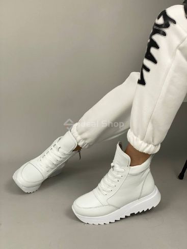 Кросівки жіночі шкіряні білі демісезонні 36 (23,5 см)