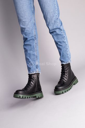 Фото Ботинки женские кожаные черные демисезонные 8600д/37 4
