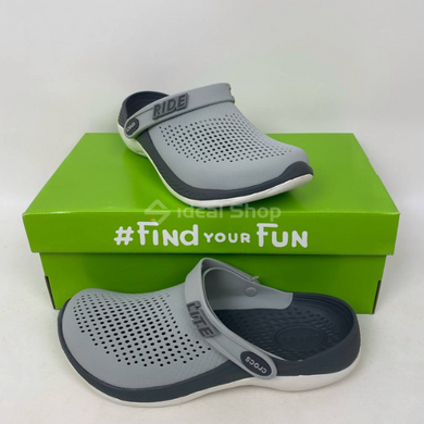 Кроксы LiteRide 360 Light Grey/Slate Grey, размер 37