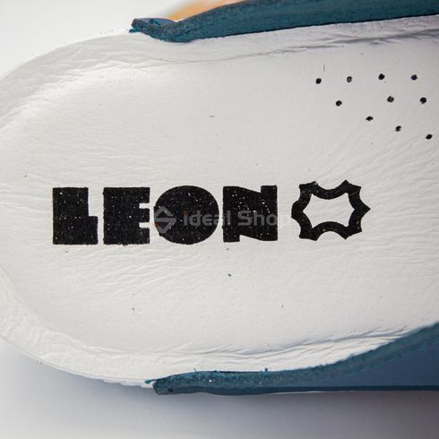 Фото Женские тапочки сабо кожаные Leon RUBICON, 3500, синий 3500 Синій баккар 36 19