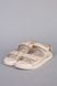 Skórzane sandały damskie jasnobeżowe z zapięciem na rzepy 36 (23,5 cm)