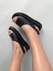 Sandały damskie skórzane czarne z zapięciem na rzep 40 (25.5 cm)