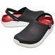 Сабо Крокси LiteRide&trade; Clog Black/white (чорно-білі), розмір 43