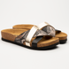 Шлепанцы женские кожаные Leon Adriana, 4201 размер 36, черная змея