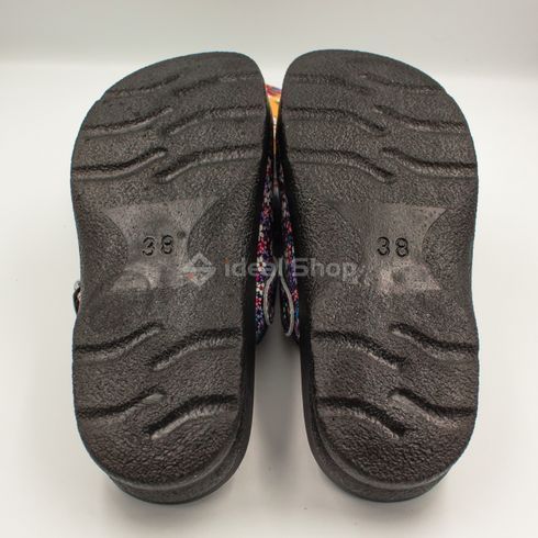 Фото Тапочки сабо жіночі Adaco 812sr black flowers 812sr-black flowers-36 20