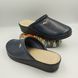 Жіночі тапочки сабо шкіряні Adaco 100SB dark blue 39р
