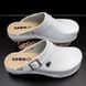 Жіночі сабо шкіряні Leon PU101, white, розмір 38