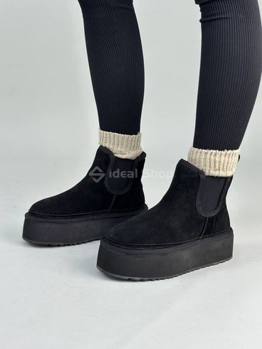 Czarne zamszowe damskie uggs 36 (23 cm)