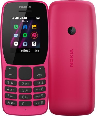 Рисунок Мобильный телефон Nokia 110 DS TA-1192 Pink