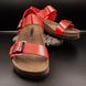 Женские сандалии Leon 4303, красные, размер 38