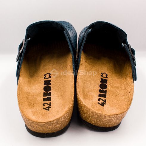 Фото Анатомические сабо кожаные Leon Bjorn 4700, синие 4700-blue-42 13
