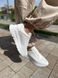 Кросівки жіночі шкіряні білі з перфорацією 36 (23,5 см)