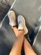 Кросівки жіночі шкіряні бежеві зі вставками замші 36 (23,5 см)