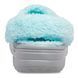 Крокси Baya Lined Fuzz Strap Grey/Ice Blue, розмір 36