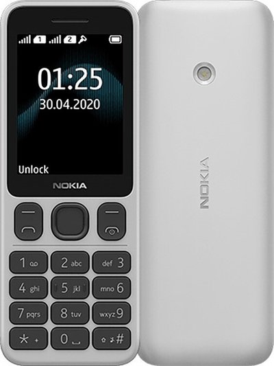 Рисунок Мобильный телефон Nokia 125 TA-1253 DS White
