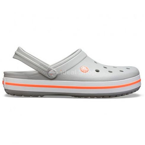 Крокси Crocs Crocband Light Grey/Bright Coral, розмір 43