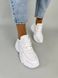 Кросівки жіночі шкіряні білі 41 (26.5 см)