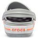 Кроксы Crocband Light Grey/Bright Coral, размер 36