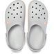Кроксы Crocband Light Grey/Bright Coral, размер 36
