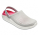 Сабо Кроксы Crocs LiteRide™ Clog Pearl/White (cеро-малиновые), размер 36