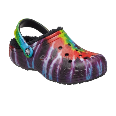 Кроксы Baya Lined Tie Dye Multi/Black, размер 43