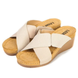 Босоножки женские кожаные Leon 1008, beige, 41