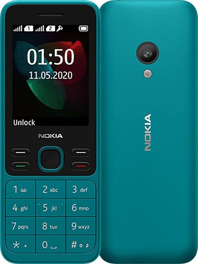 Рисунок Мобильный телефон Nokia 150 TA-1235 DS Cyan