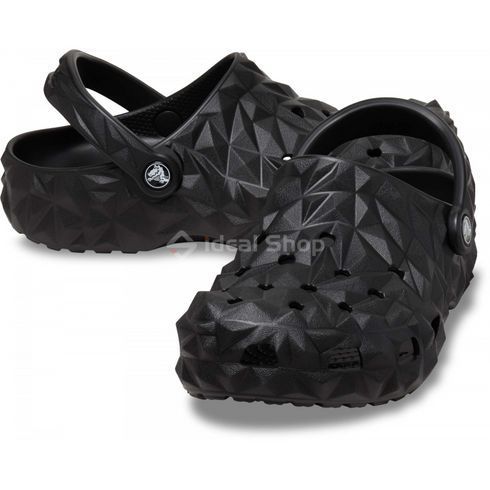 Кроксы Classic Geometric Black, размер 43