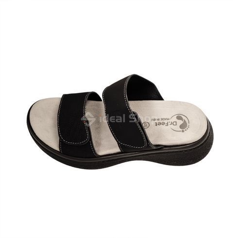 Фото Женские сандалии Dr.Feet 21012 146-148 с двумя регулируемыми ремешками чёрные 21012 146-148/36 5