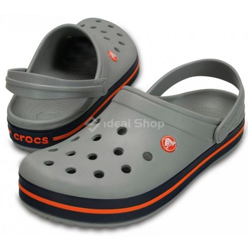 Крокси Crocs Crocband Light Grey/Navy,  розмір 36