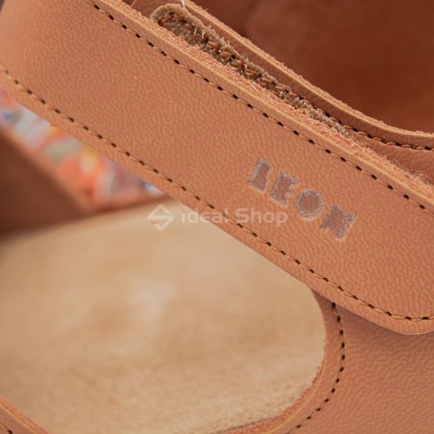 Фото Сандалии женские кожаные Leon 2024 2024-brown-39 17