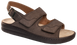Мужские сандалии ортопедические 16-005, коричневые, размер 40