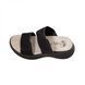 Женские сандалии Dr.Feet 21012 146-148 с двумя регулируемыми ремешками чёрные Размер 36