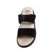 Женские сандалии Dr.Feet 21012 146-148 с двумя регулируемыми ремешками чёрные Размер 36
