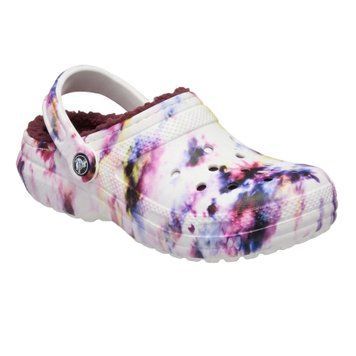 Кроксы Classic Lined Tie Dye Garnet/Multi, размер 39