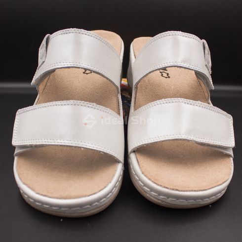 Фото Босоніжки жіночі шкіряні Leon Aurora II, 2020, розмір 36, white 2020-white-39 7