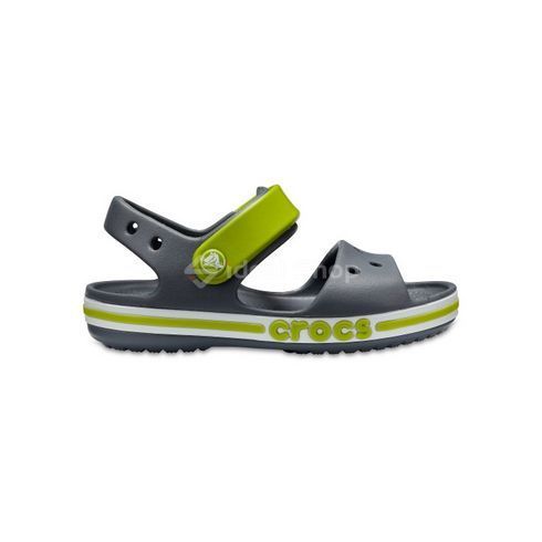 Фото Детские Кроксы Сандалии Crocband Sandal Kids Charcoal (Серо-Зеленые), размер 23 M103-25 5