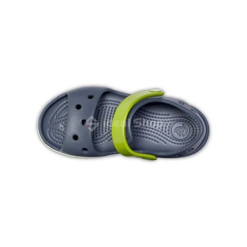 Фото Детские Кроксы Сандалии Crocband Sandal Kids Charcoal (Серо-Зеленые), размер 23 M103-25 4