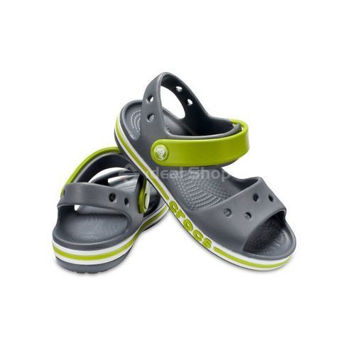 Фото Детские Кроксы Сандалии Crocband Sandal Kids Charcoal (Серо-Зеленые), размер 23 M103-25 3