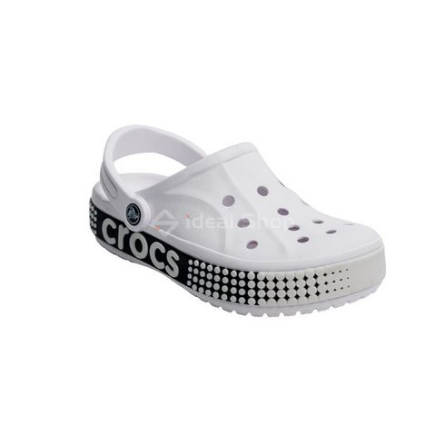 Кроксы Сабо Crocs BAYABAND Logo Motion White/Black, размер 45