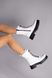 Ботинки женские кожаные белые на шнурках и с замком, демисезонные 41 (26.5 см)