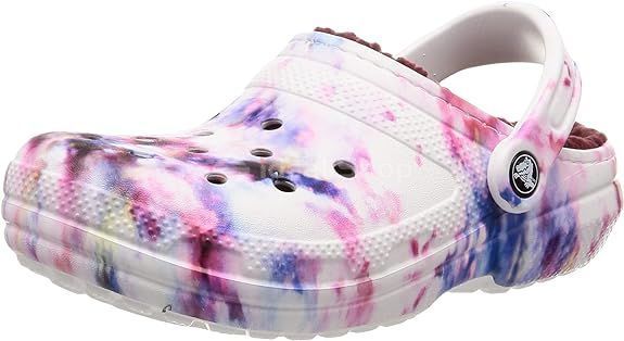 Кроксы Classic Lined Tie Dye Garnet/Multi, размер 39